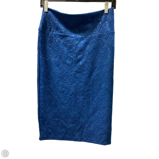 Skirt Midi By Lularoe In Blue, Size: Xl