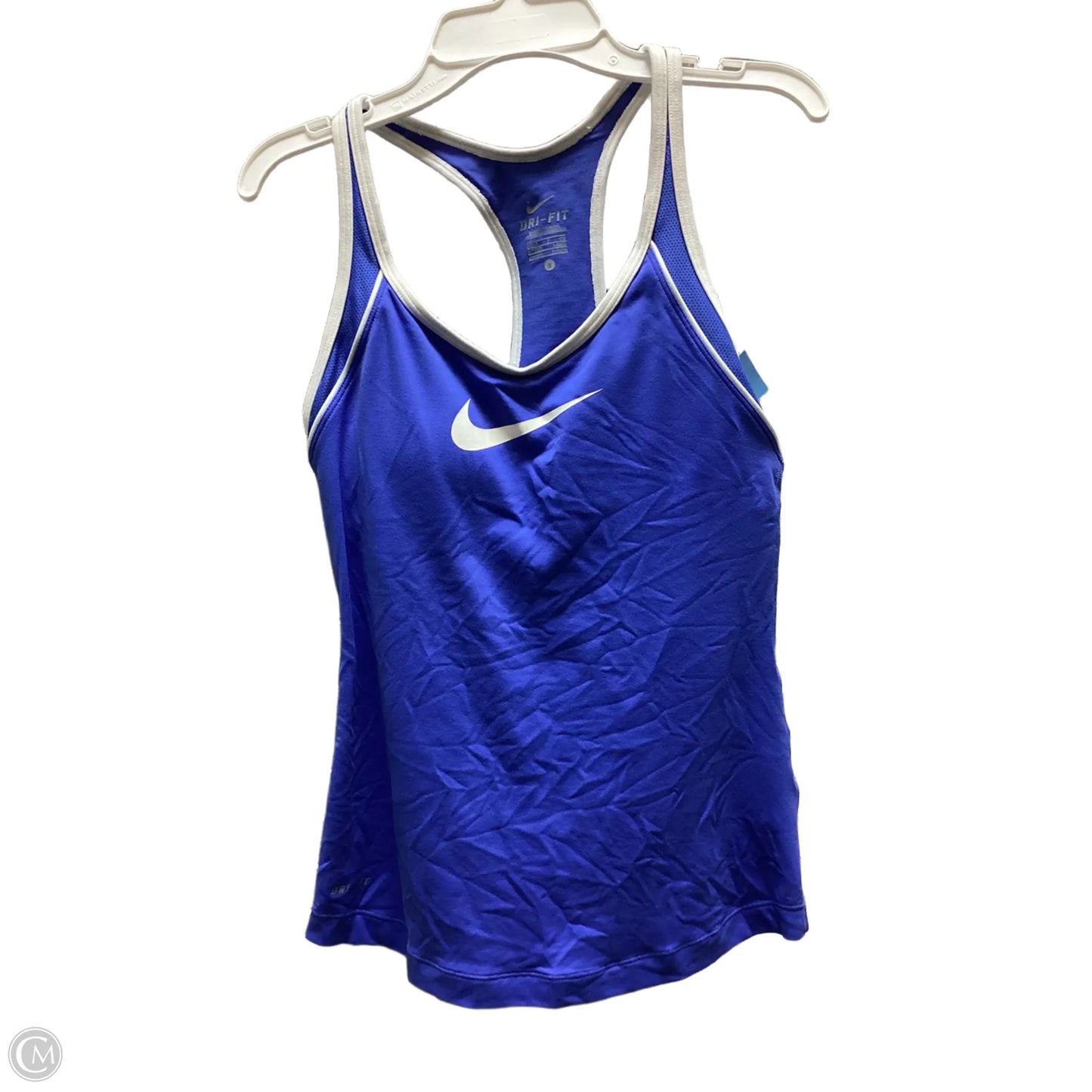 Athletic Tank Top By Nike In Blue, Size: S