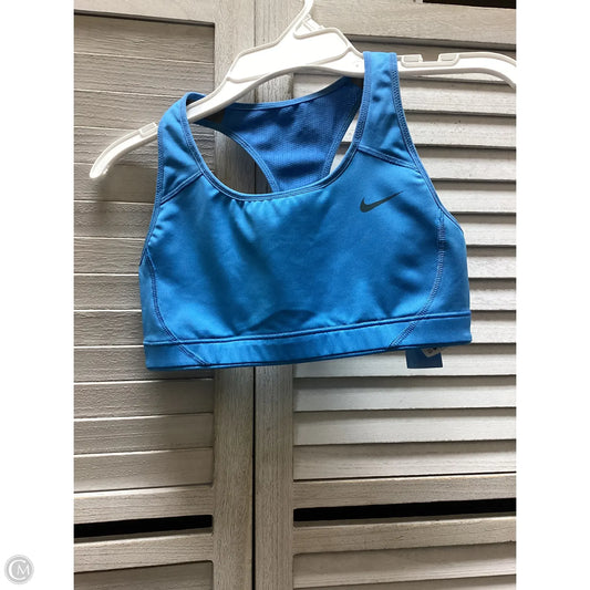 Athletic Bra By Nike In Blue, Size: Xs