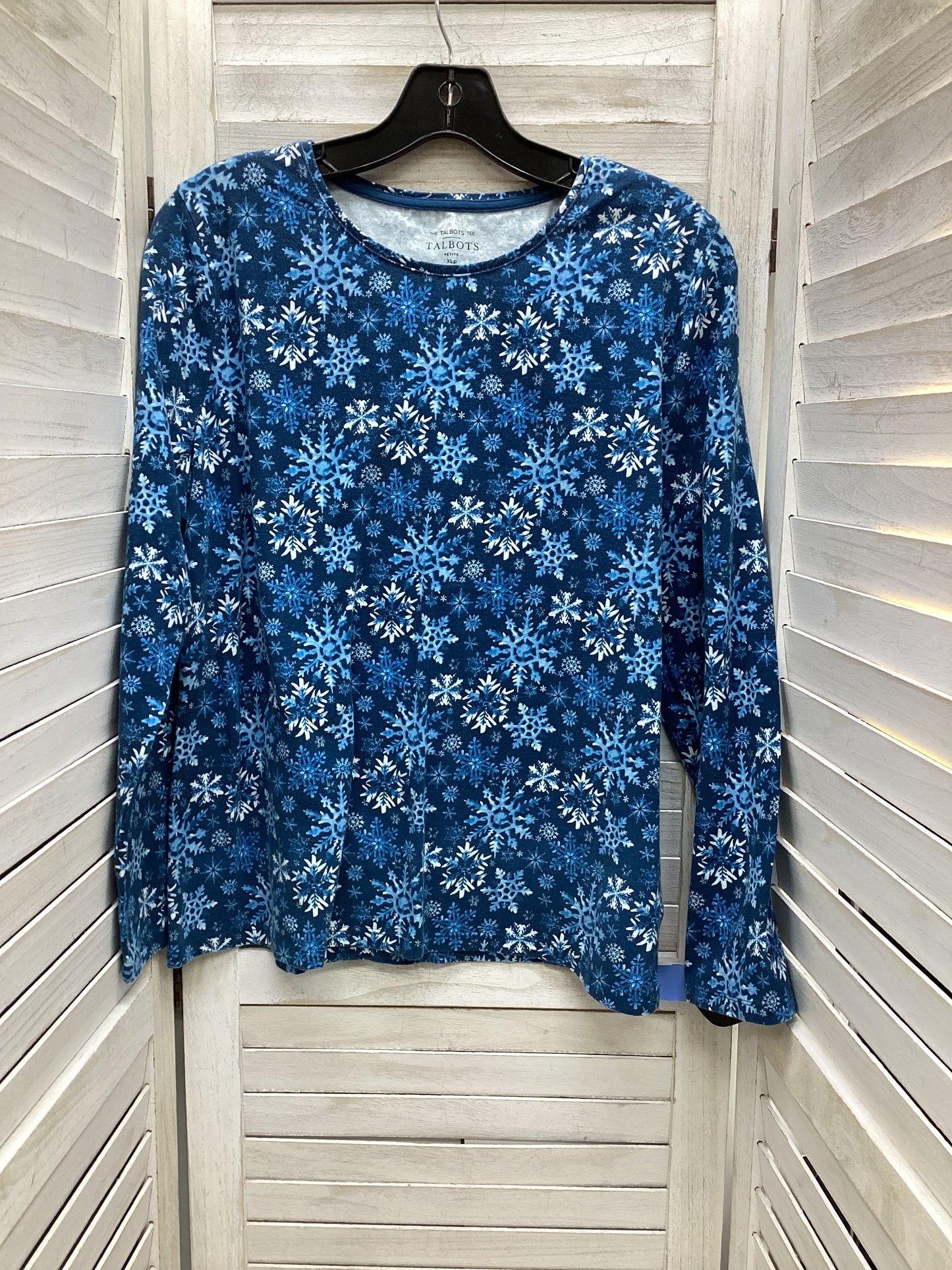 Top Long Sleeve By Talbots In Multi-colored, Size: Xl