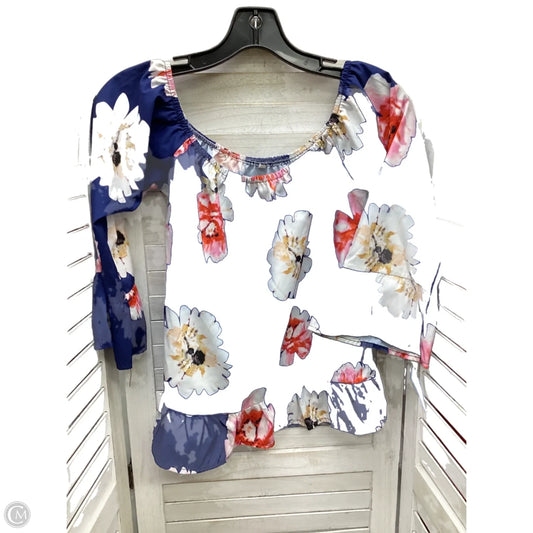 Top Long Sleeve By Clothes Mentor In Floral Print, Size: Xl