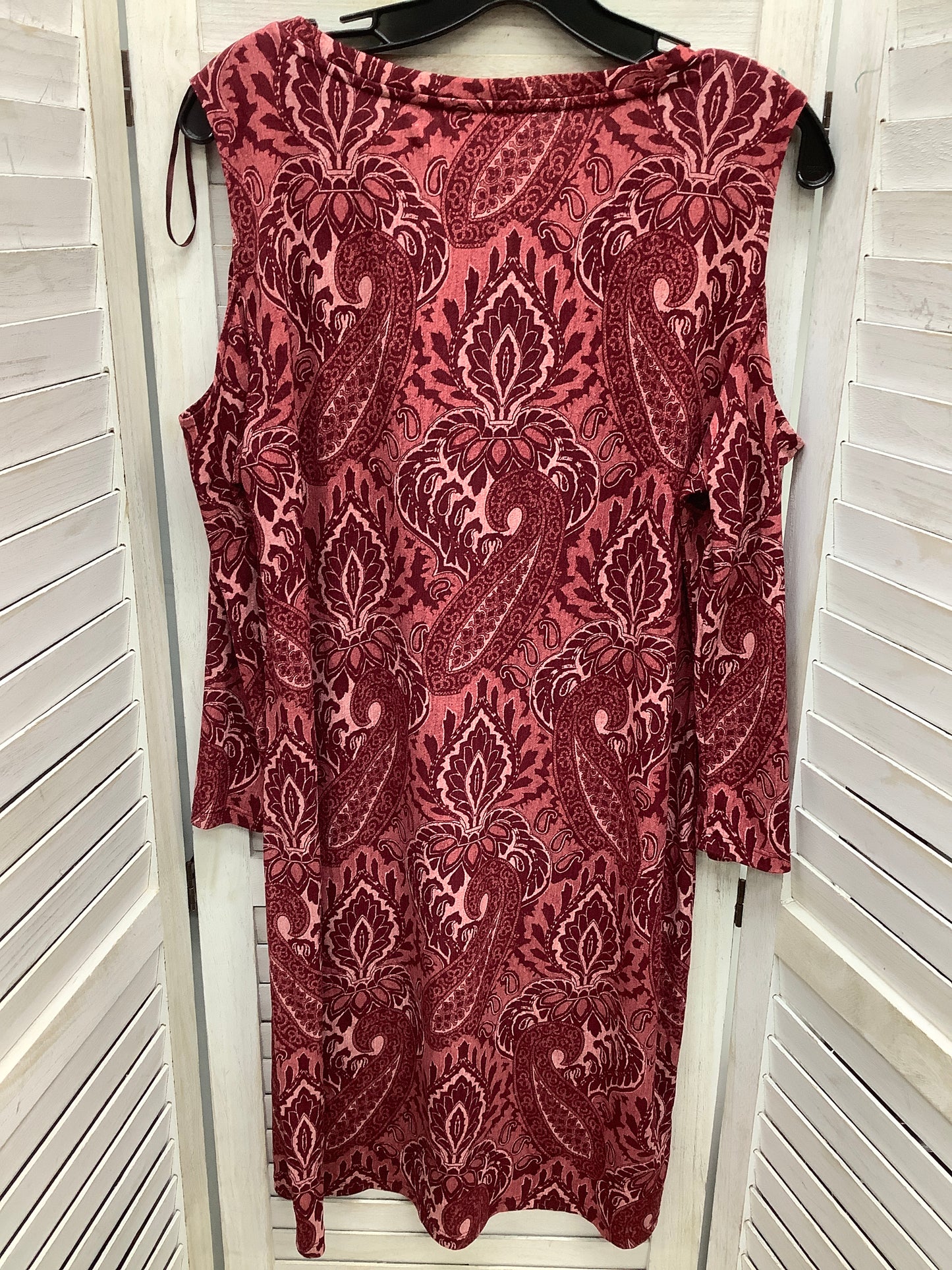 Dress Casual Midi By Michael By Michael Kors In Multi-colored, Size: L