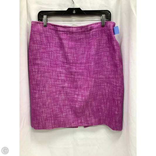 Skirt Midi By Talbots In Purple, Size: 12