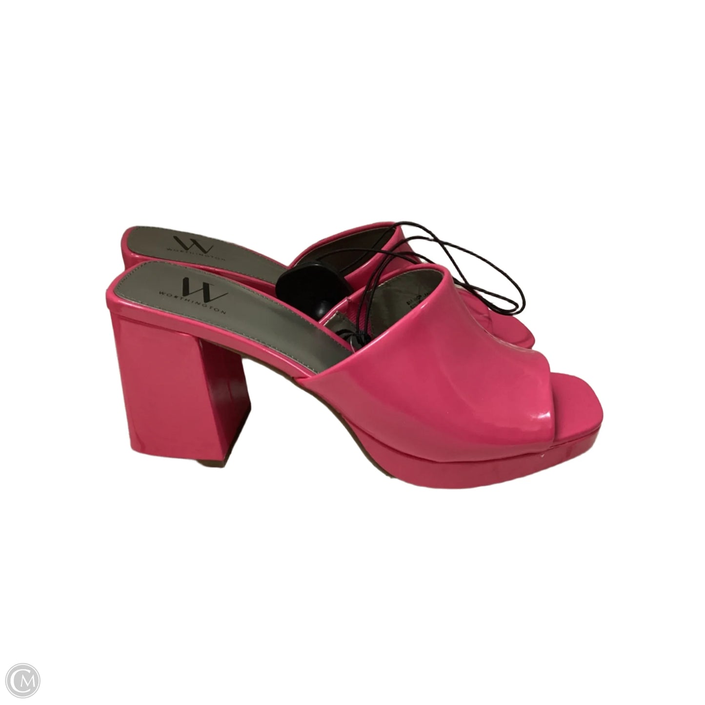 Shoes Heels Block By Worthington In Pink, Size: 8