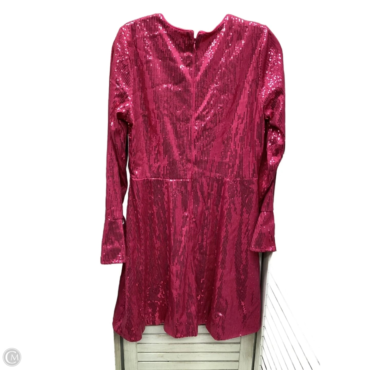 Dress Casual Midi By Scoop In Pink, Size: M