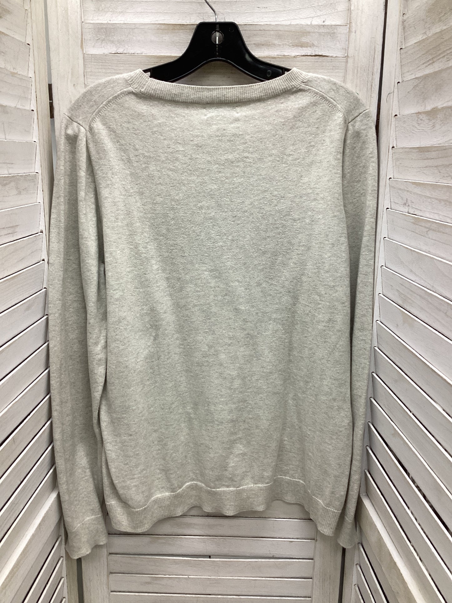 Top Long Sleeve By J. Crew In Grey, Size: L