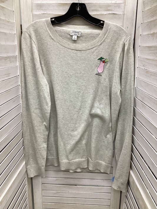 Top Long Sleeve By J. Crew In Grey, Size: L