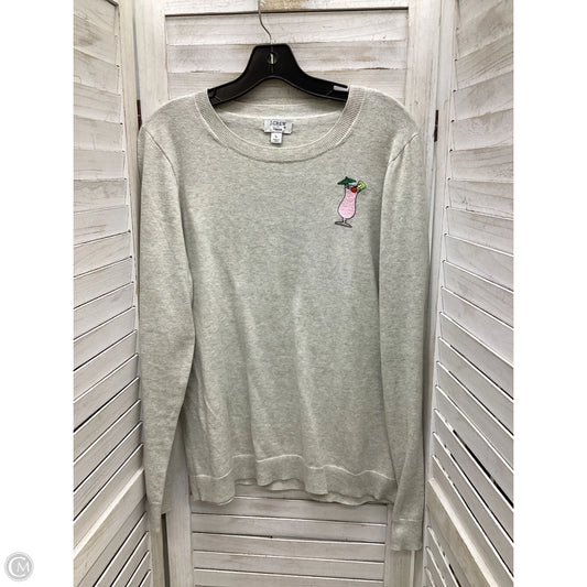 Top Long Sleeve By J. Crew In Grey, Size: L