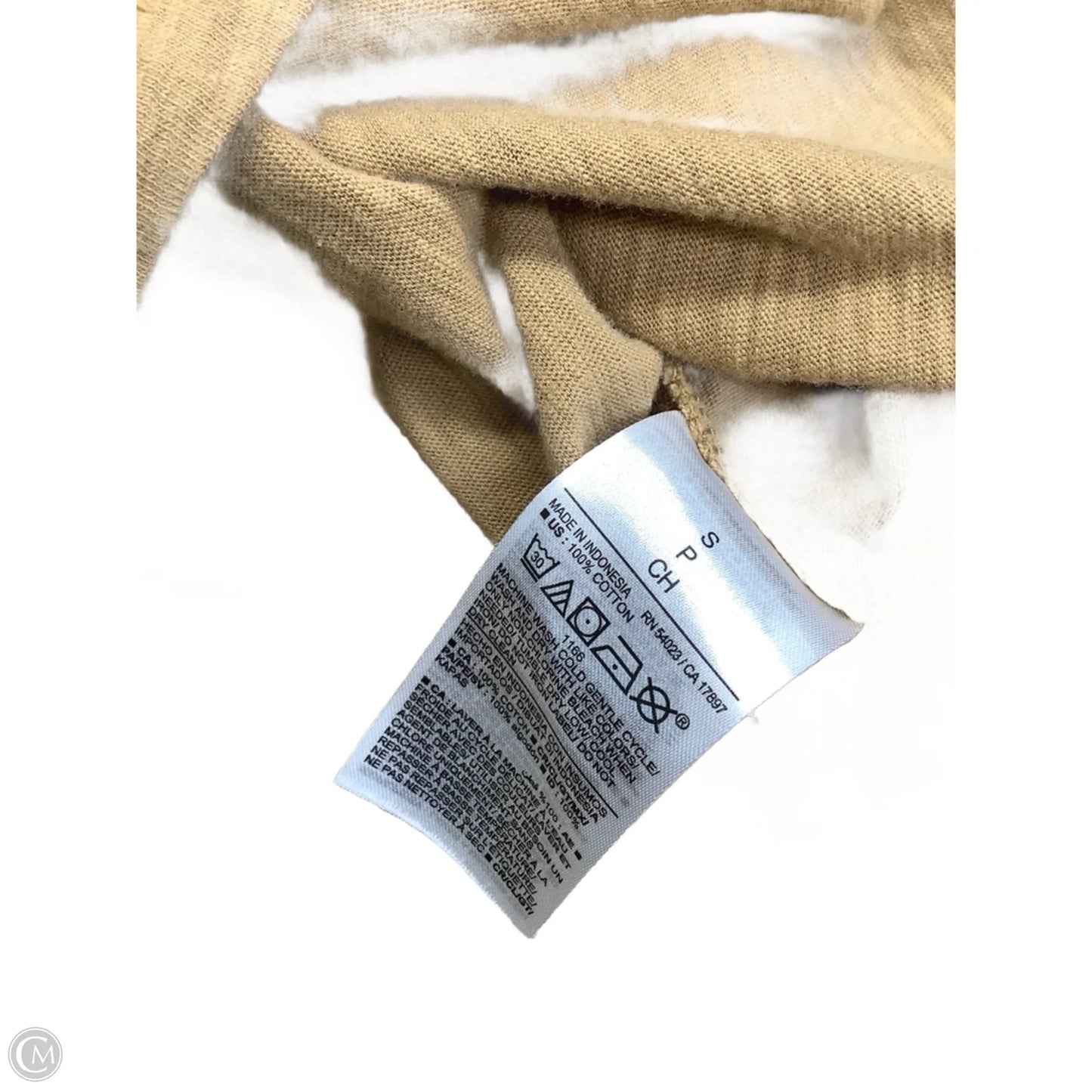 Top Long Sleeve By Old Navy In Brown, Size: S