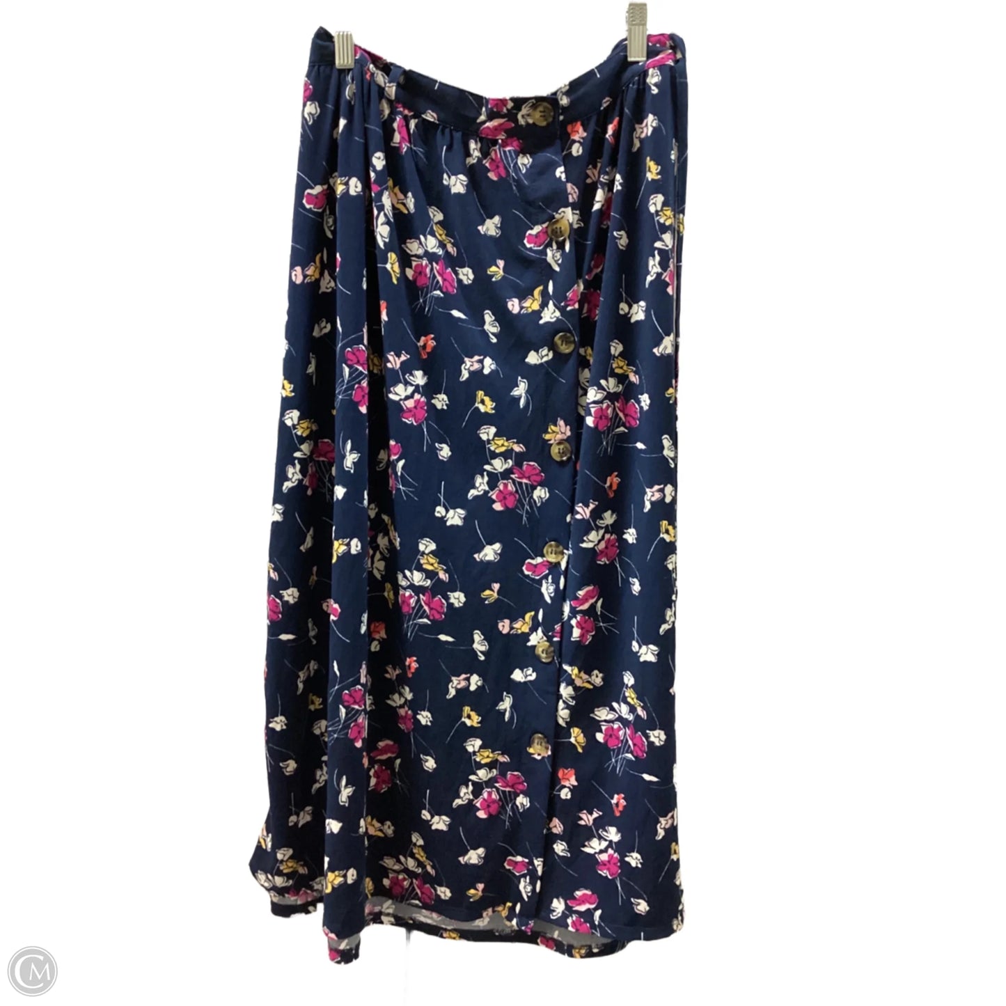 Skirt Midi By Terra & Sky In Floral, Size: 2x