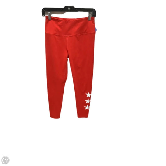Athletic Leggings By Dsg Outerwear In Red, Size: S