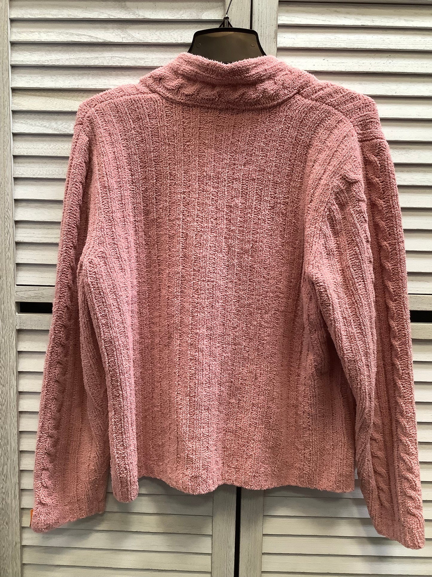 Sweater By Villager By Liz Claiborne In Pink, Size: Xl