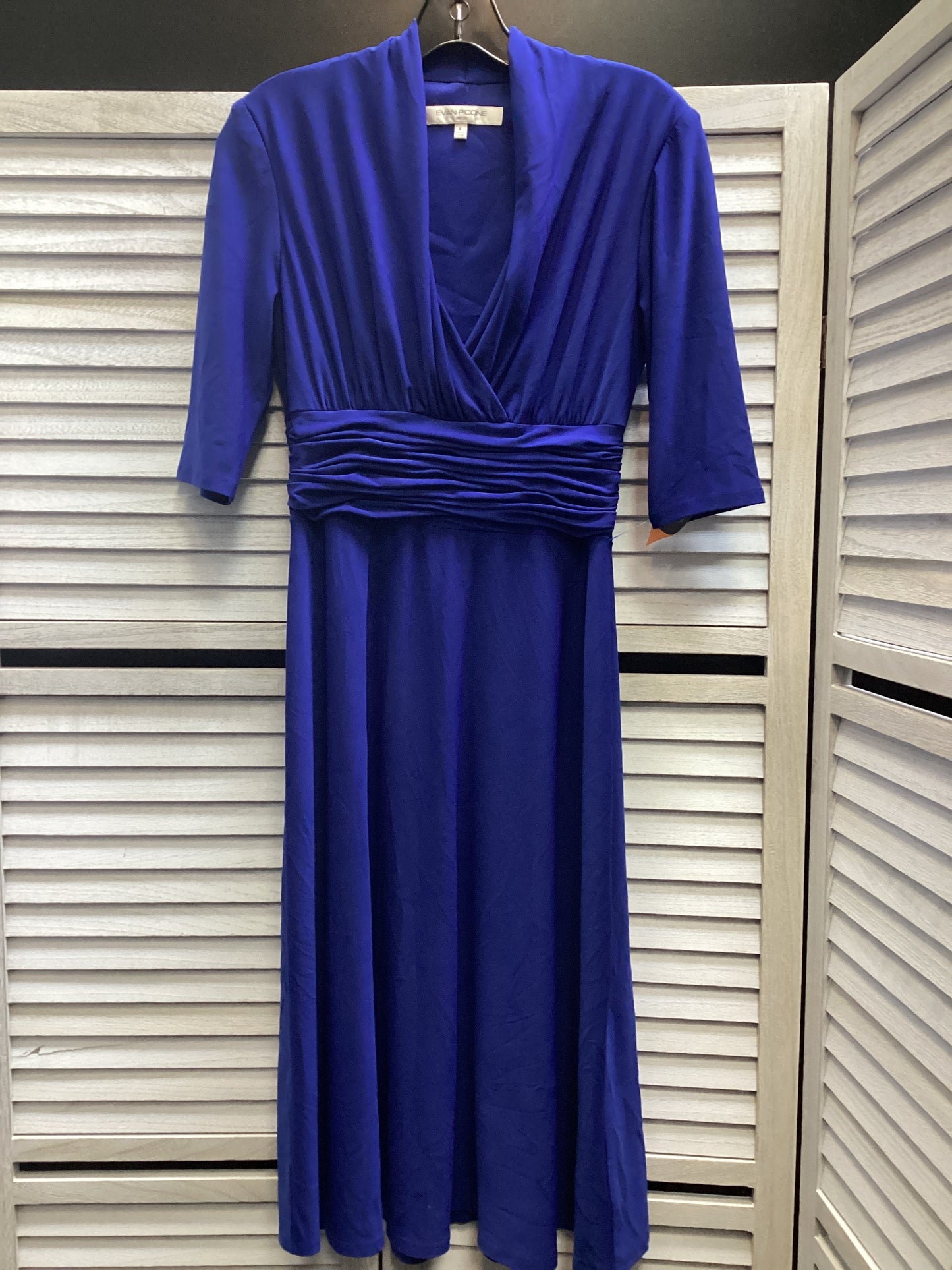 Dress Party Midi By Evan-picone In Navy, Size: S