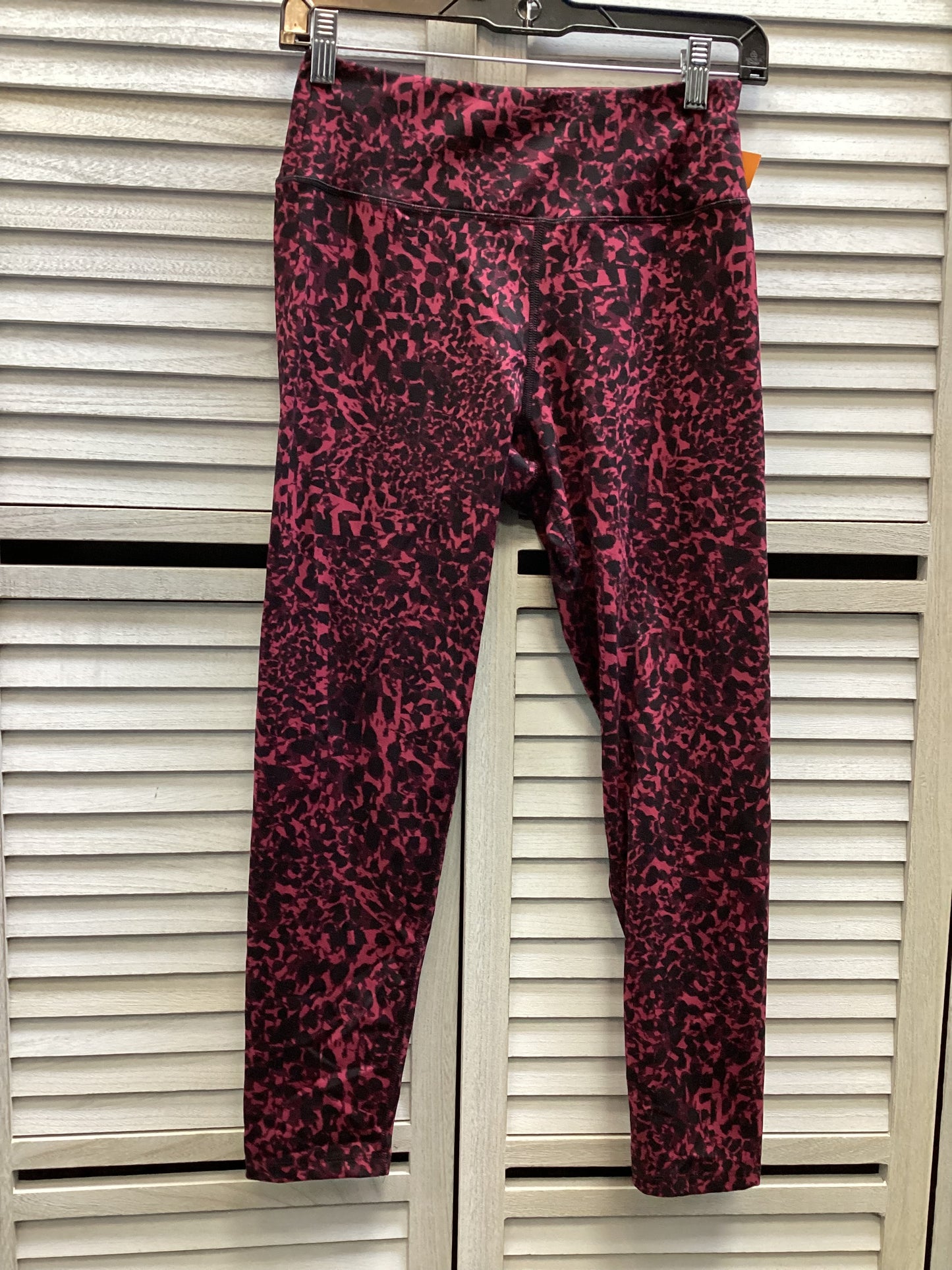 Athletic Leggings By Calvin Klein In Multi-colored, Size: M