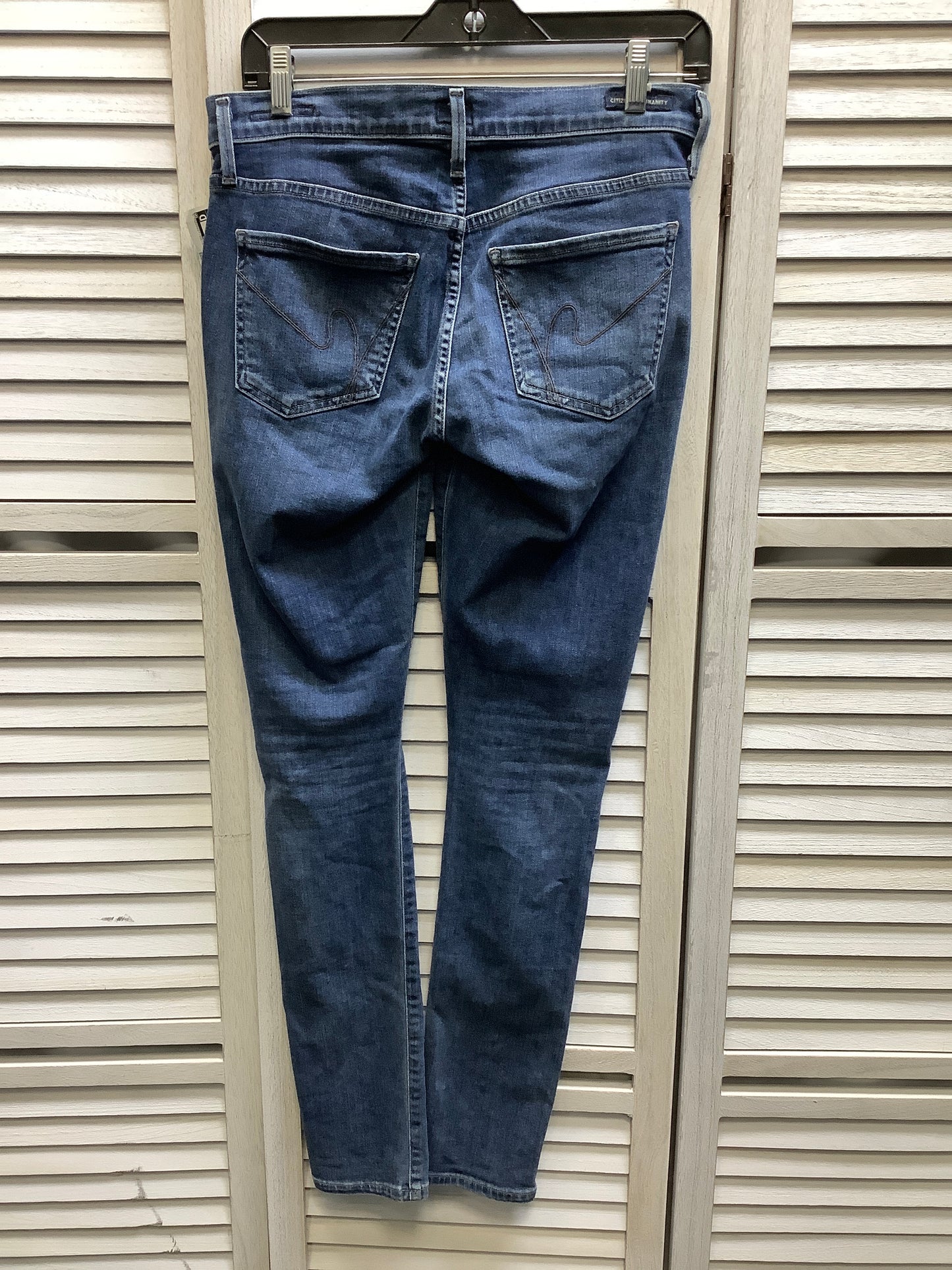 Blue Denim Jeans Skinny Clothes Mentor, Size 2