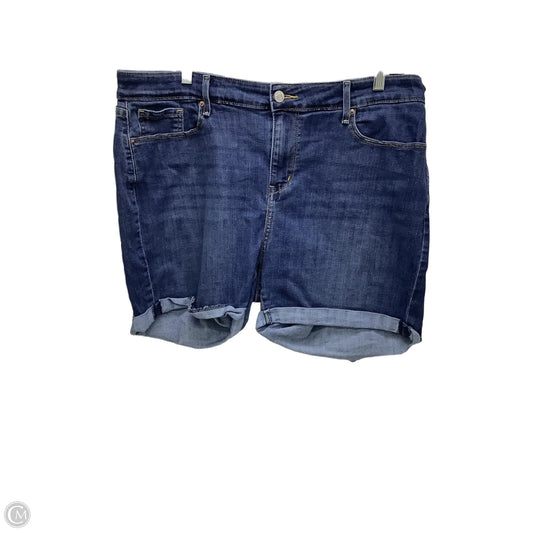 Shorts By Levis In Blue Denim, Size: 18