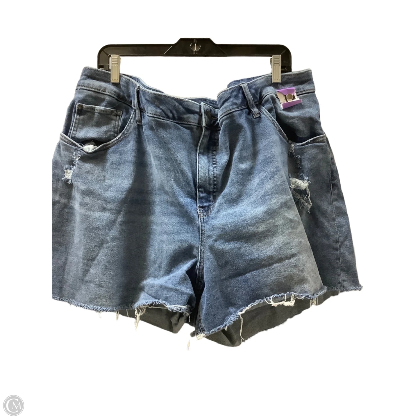 Shorts By Ava & Viv In Denim, Size: 3x