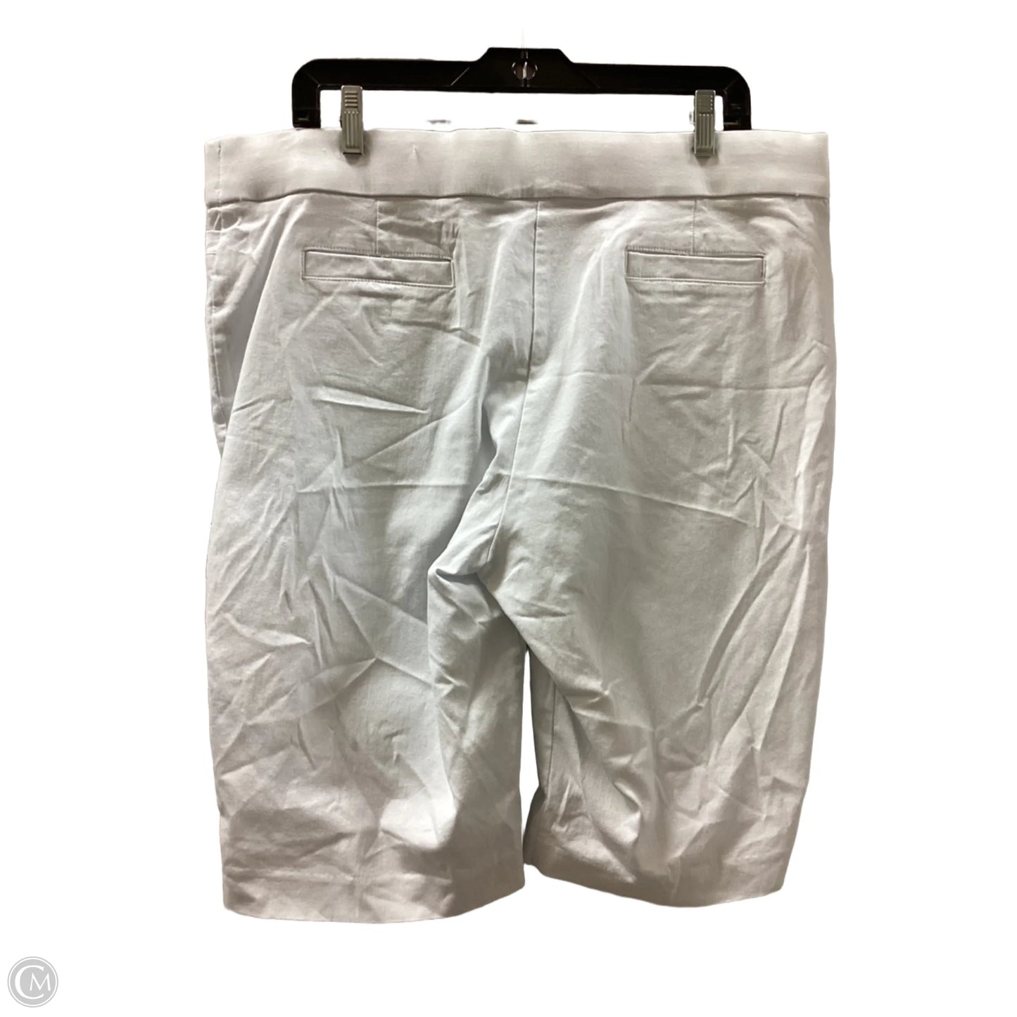 Shorts By Dana Buchman In White, Size: Xl