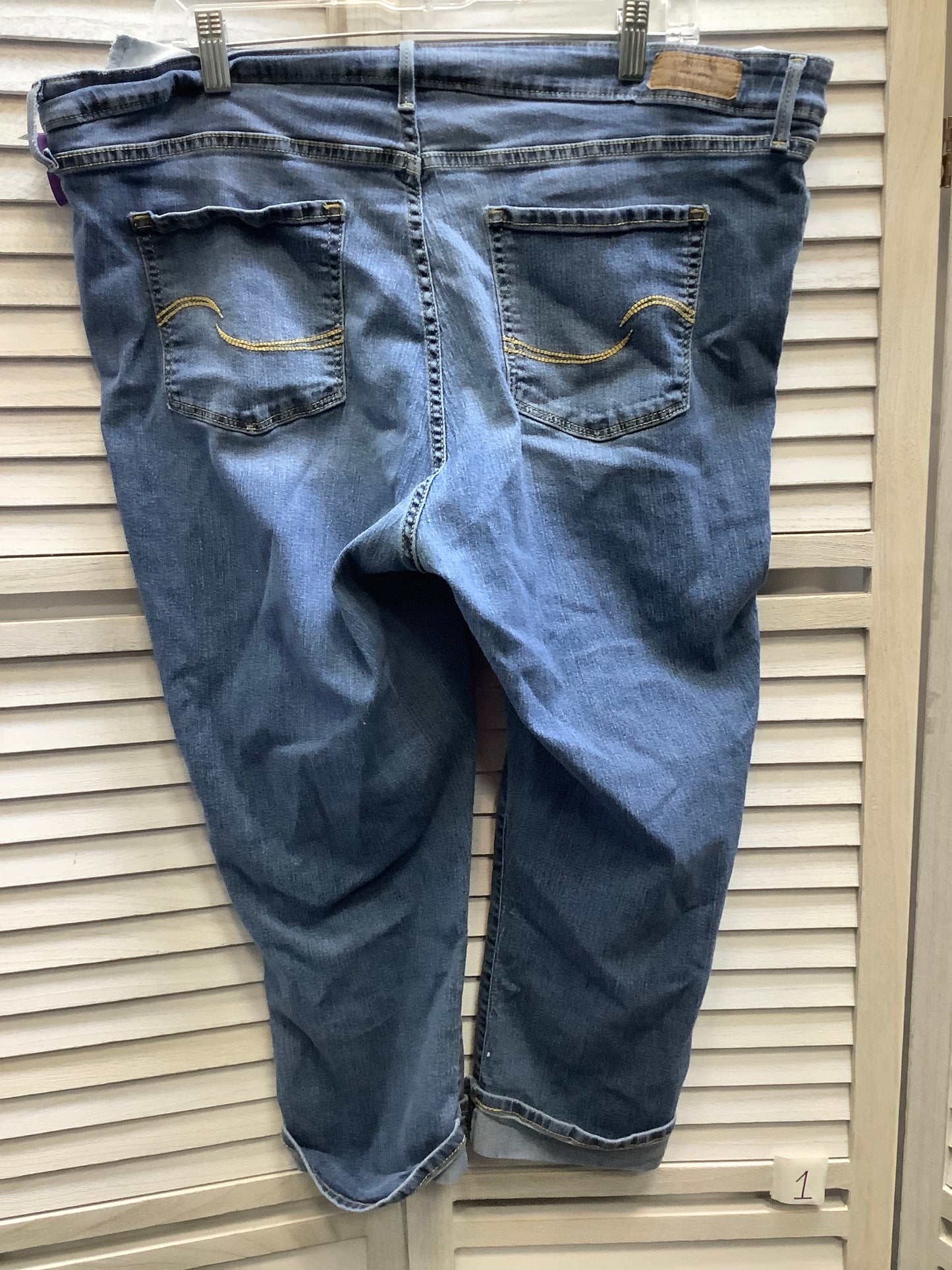 Denim Jeans Cropped Clothes Mentor, Size 12