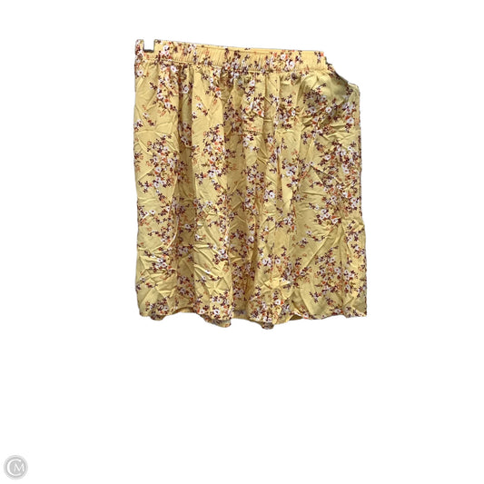 Skirt Mini & Short By Old Navy In Yellow, Size: S