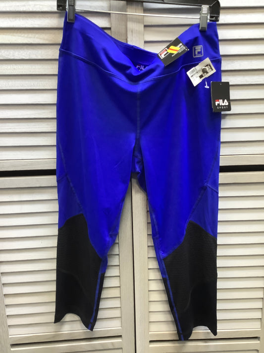 Athletic Leggings Capris By Clothes Mentor In Royal Blue, Size: L