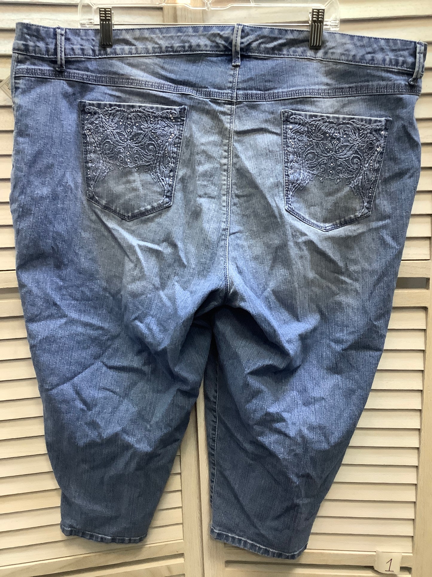 Denim Capris Gloria Vanderbilt, Size 22