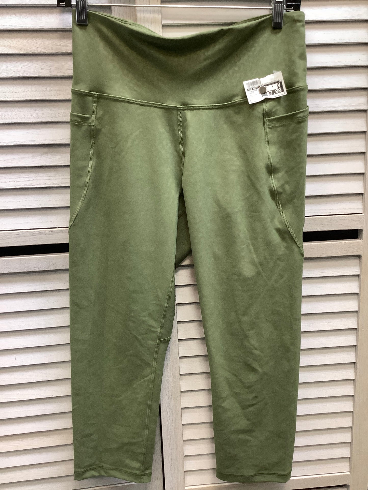 Athletic Leggings By Old Navy In Green, Size: L