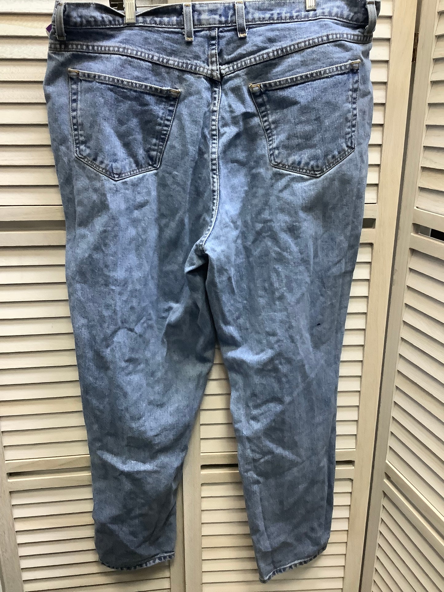 Blue Denim Jeans Straight Clothes Mentor, Size 22