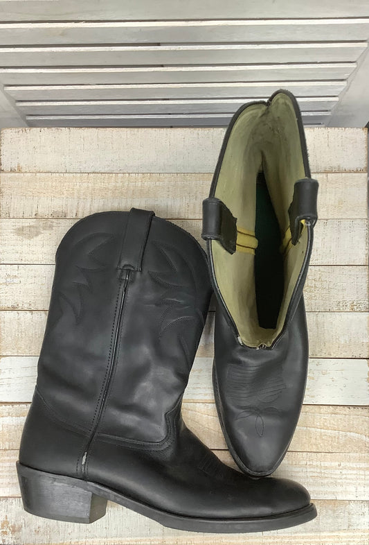 Black Boots Leather Durango, Size 10.5