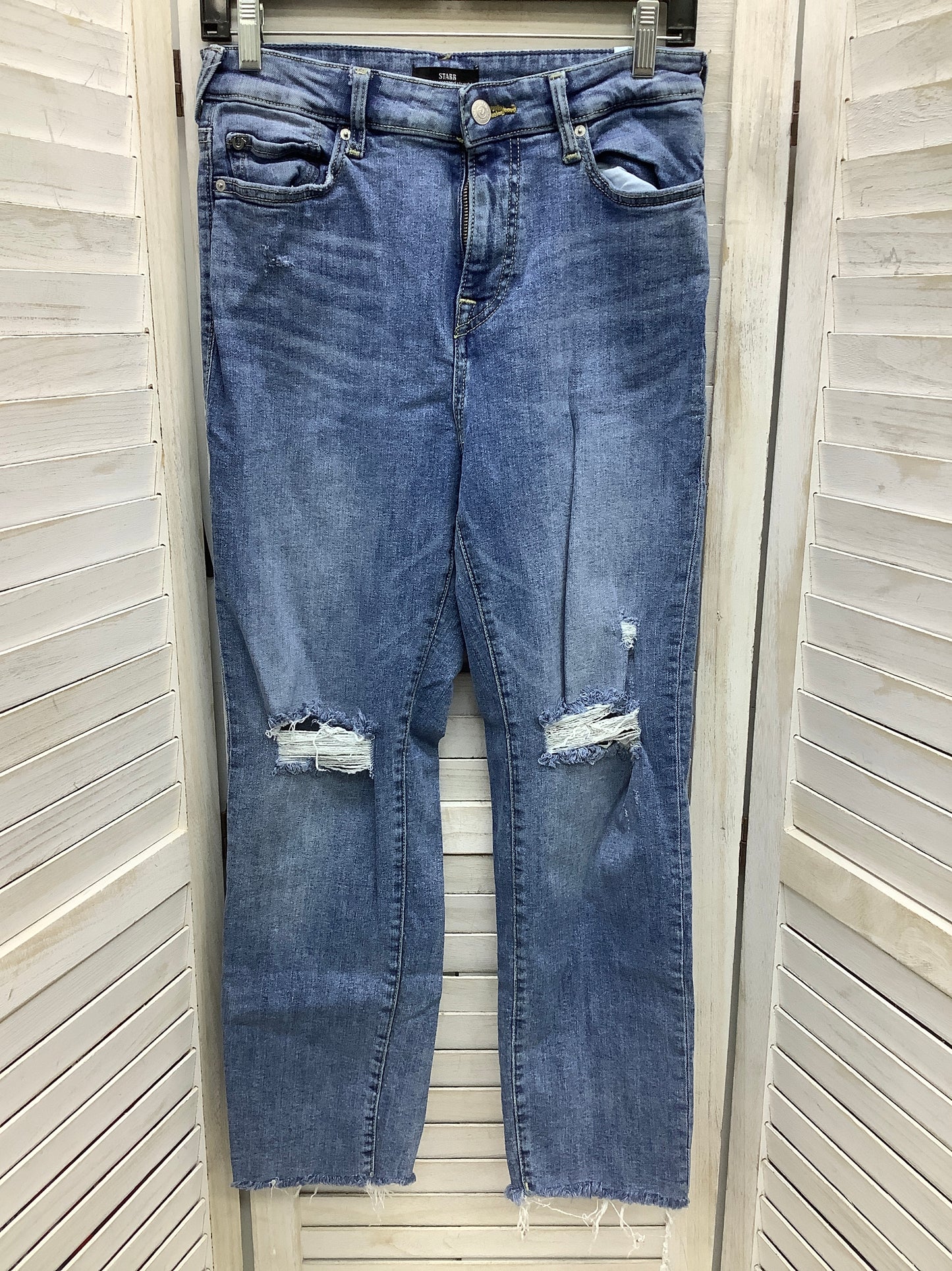 Blue Denim Jeans Straight True Religion, Size 8