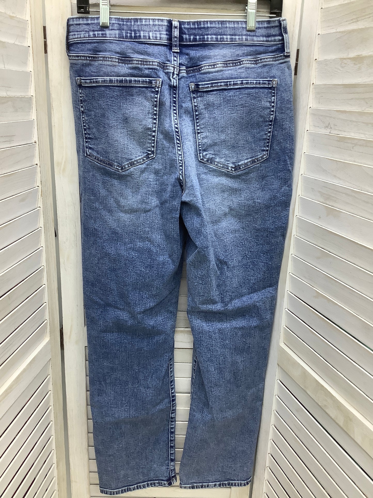 Blue Denim Jeans Straight Wonderly, Size 10