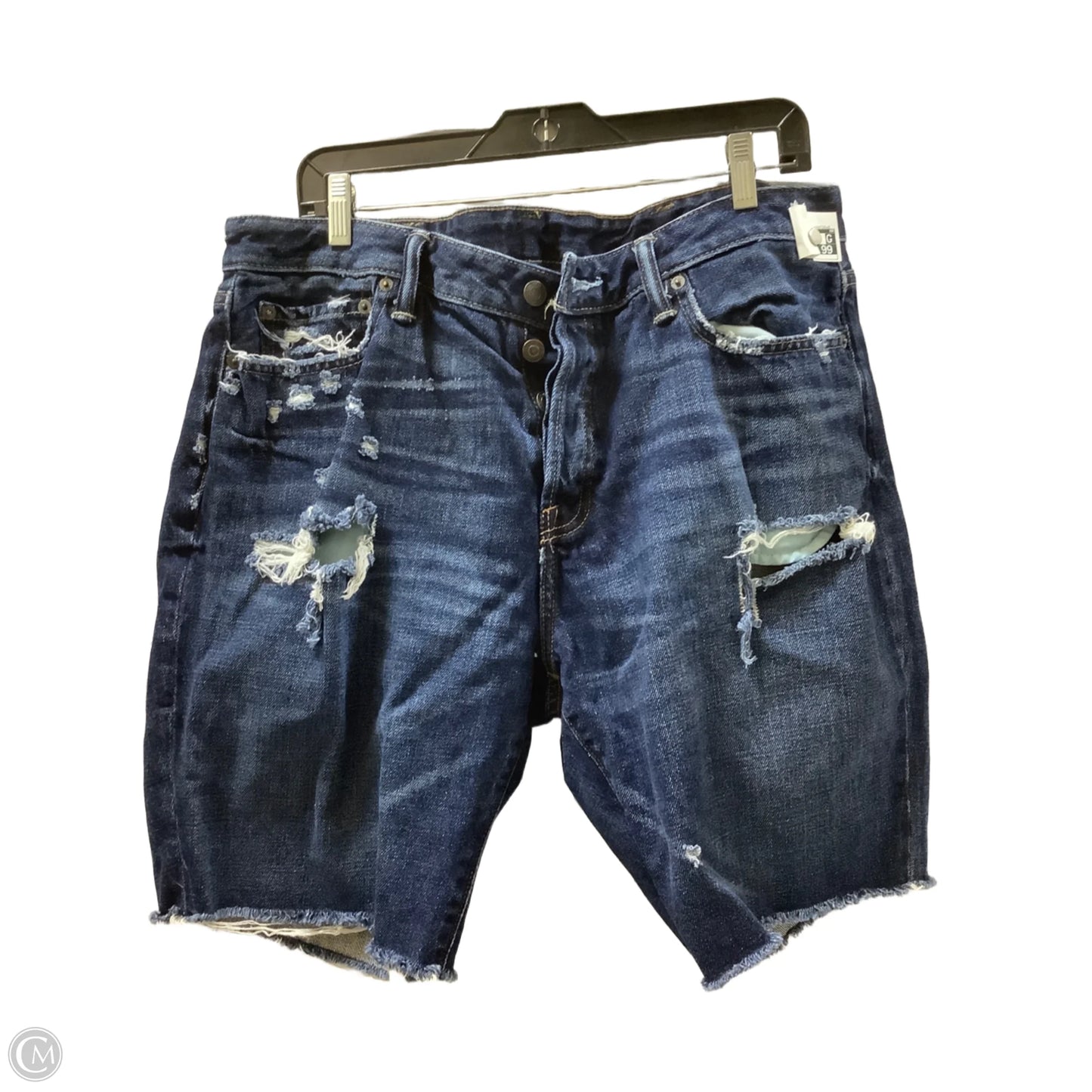 Shorts By Abercrombie And Fitch In Blue Denim, Size: 18