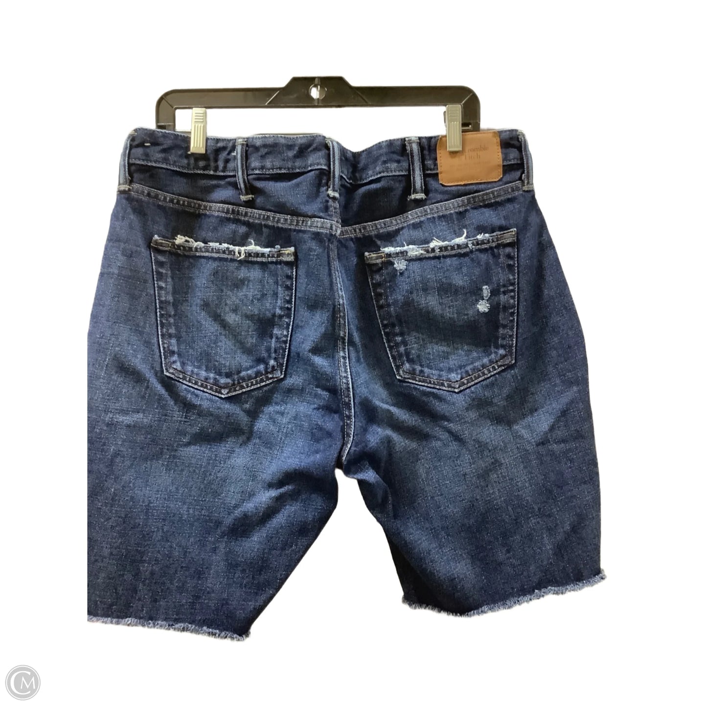 Shorts By Abercrombie And Fitch In Blue Denim, Size: 18