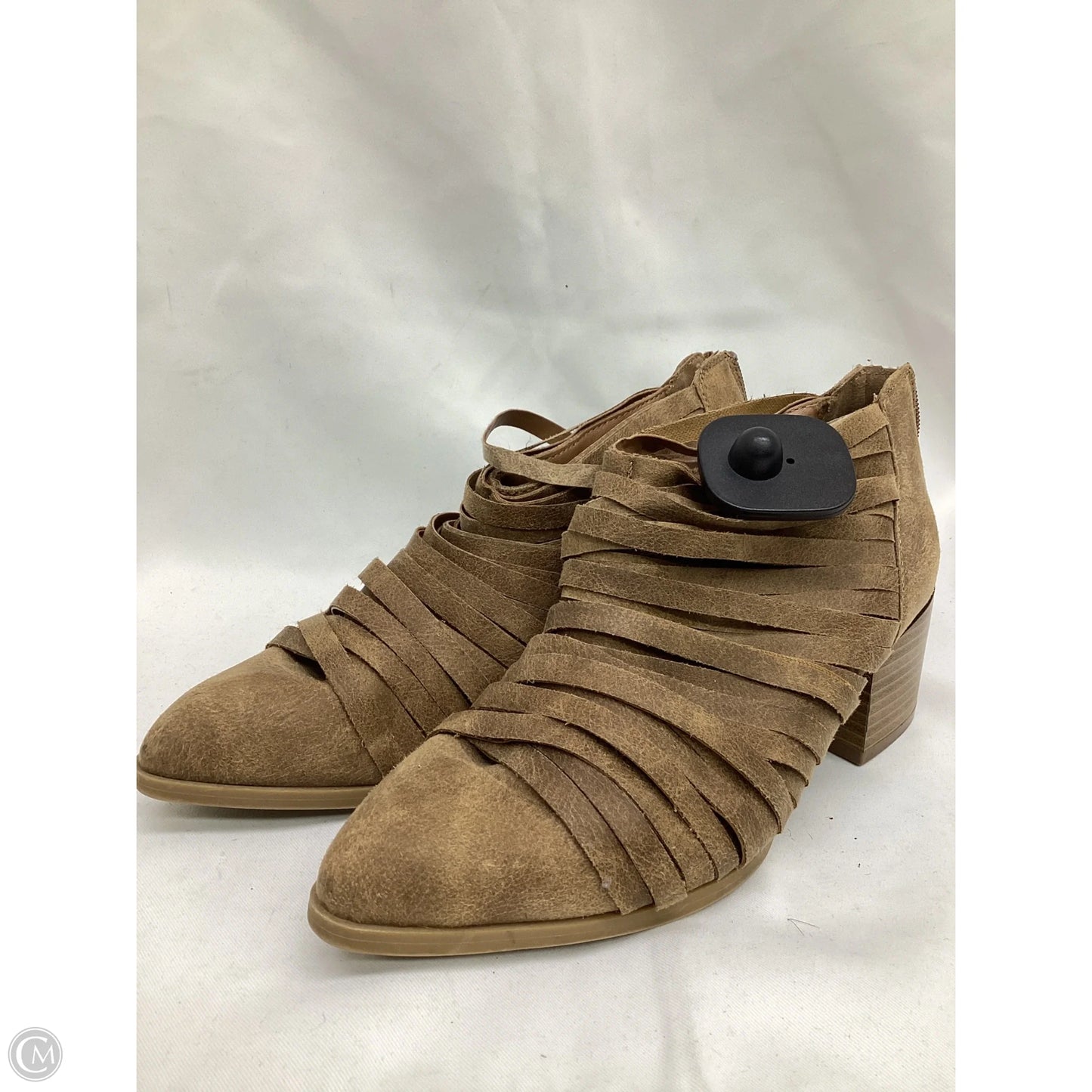 Boots Ankle Heels By Fergalicious In Brown, Size: 7