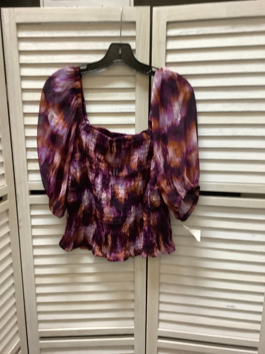 Blouse Short Sleeve By Old Navy  Size: L