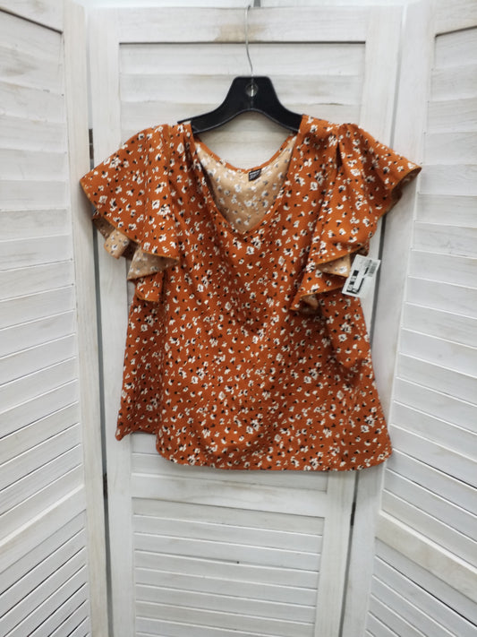 Blouse Short Sleeve By Shein  Size: S