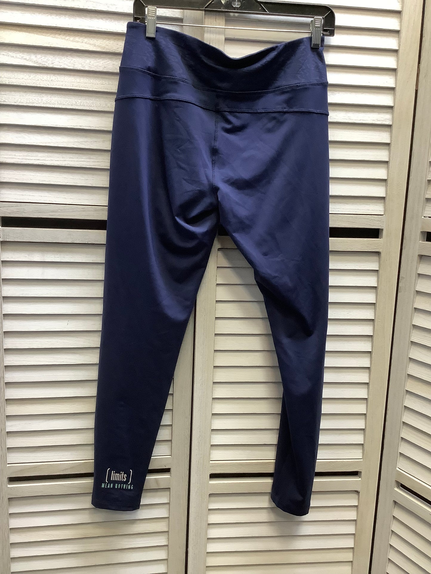 Athletic Leggings By Clothes Mentor In Navy, Size: M