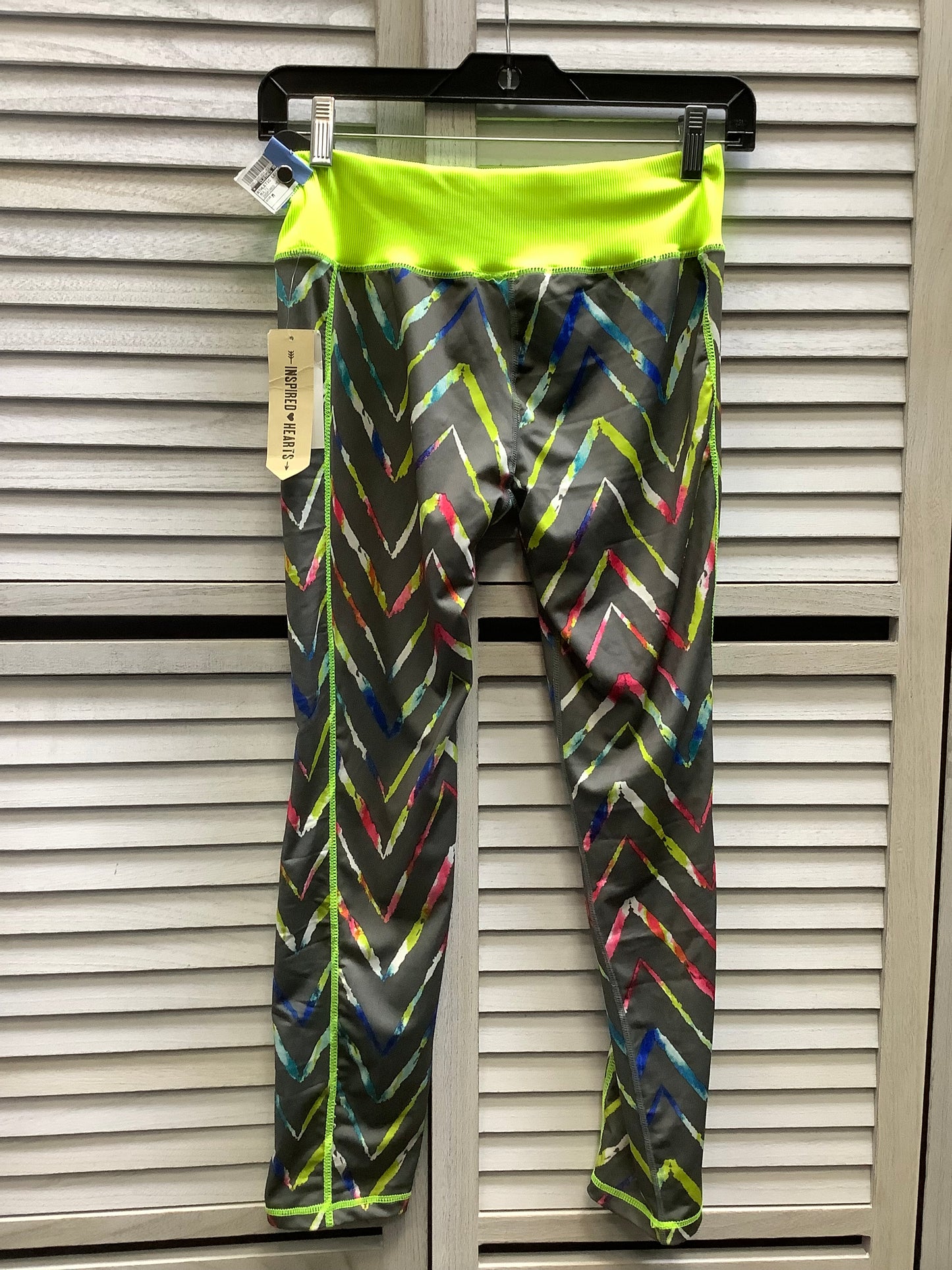 Athletic Leggings Capris By Clothes Mentor In Multi-colored, Size: 4