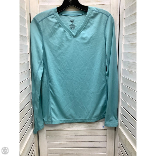 Athletic Top Long Sleeve Crewneck By Clothes Mentor In Aqua, Size: M