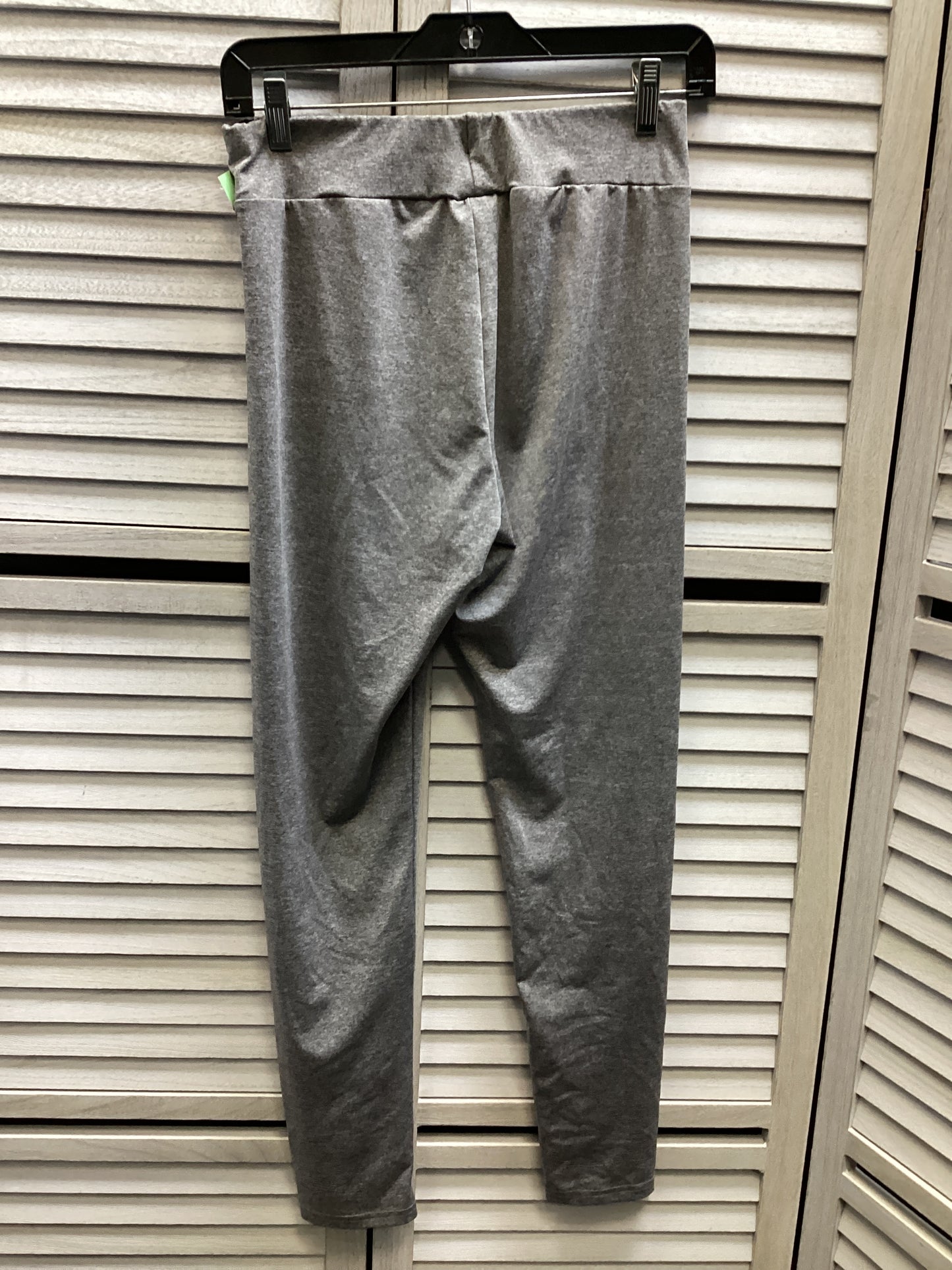 Athletic Leggings By Shein In Grey, Size: M