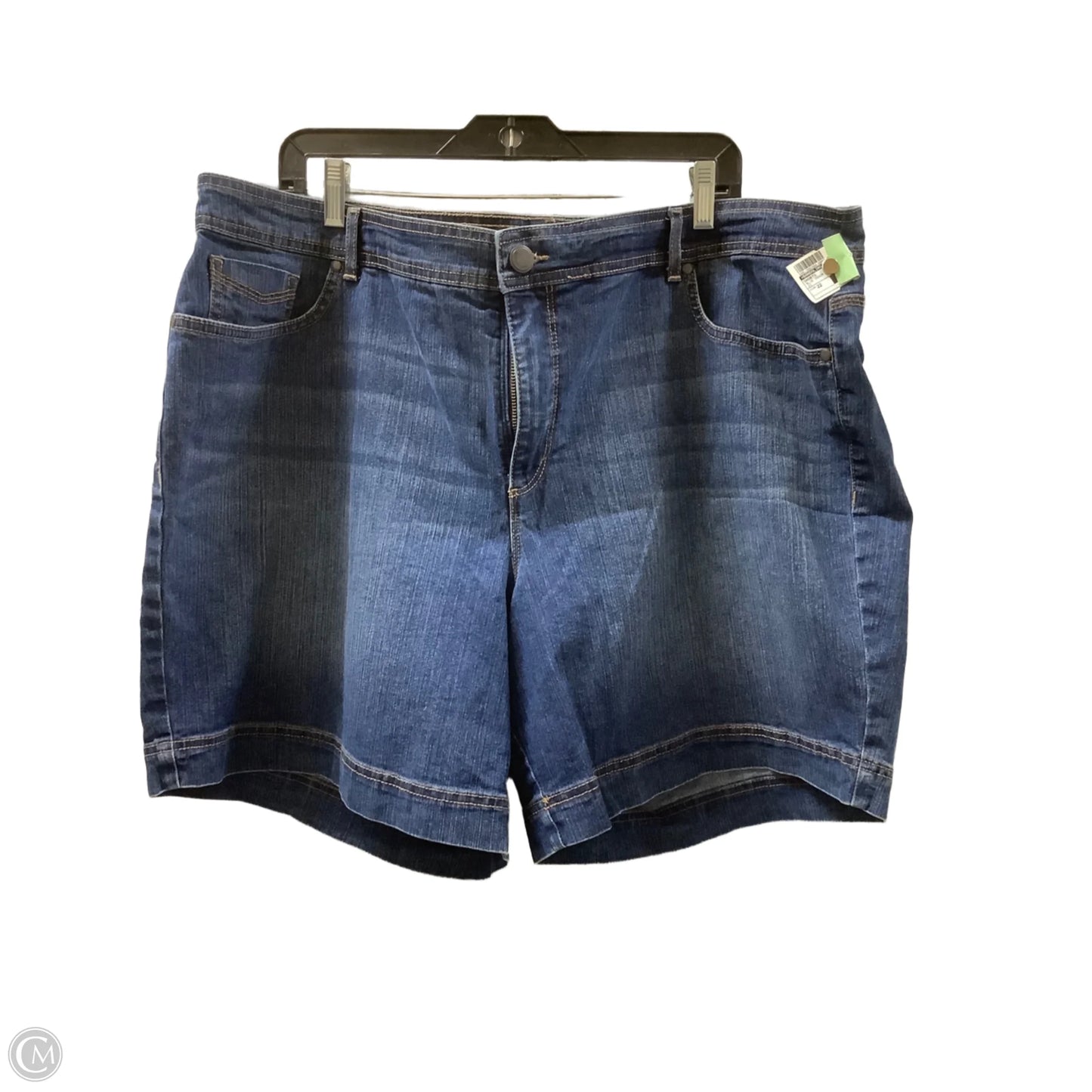 Shorts By Bandolino In Blue Denim, Size: 22