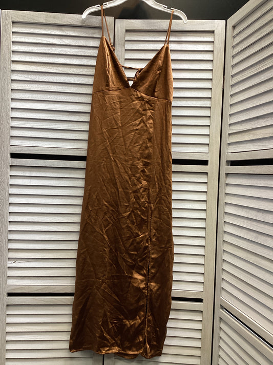 Dress Party Midi By Wild Fable In Brown, Size: M