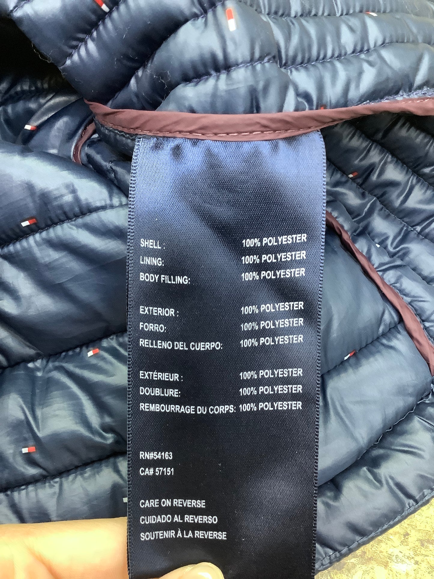 Vest Puffer & Quilted By Tommy Hilfiger In Multi-colored, Size: S