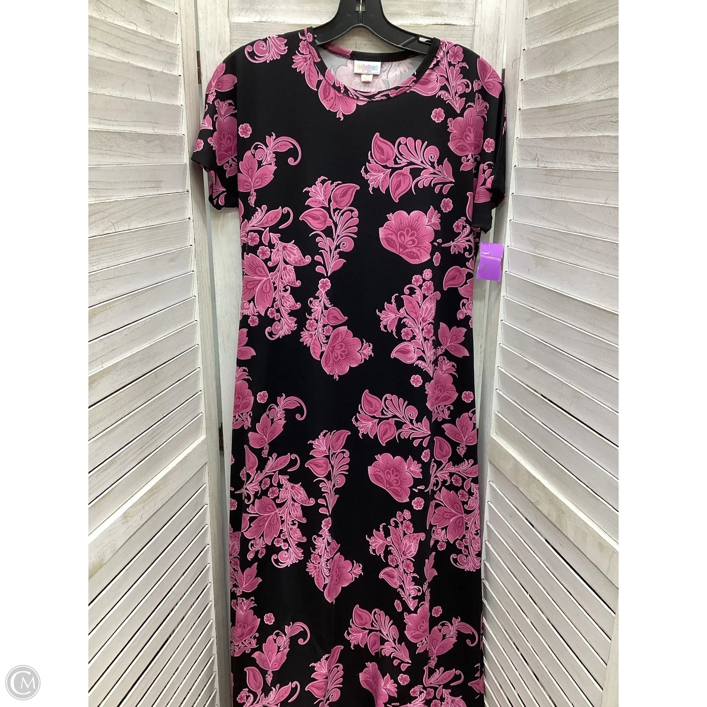 Dress Casual Maxi By Lularoe In Floral Print, Size: Xs