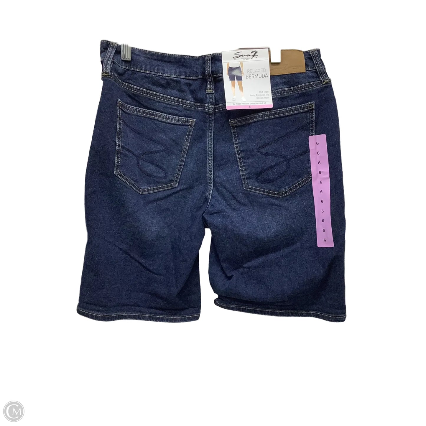 Shorts By Seven 7 In Blue Denim, Size: 6