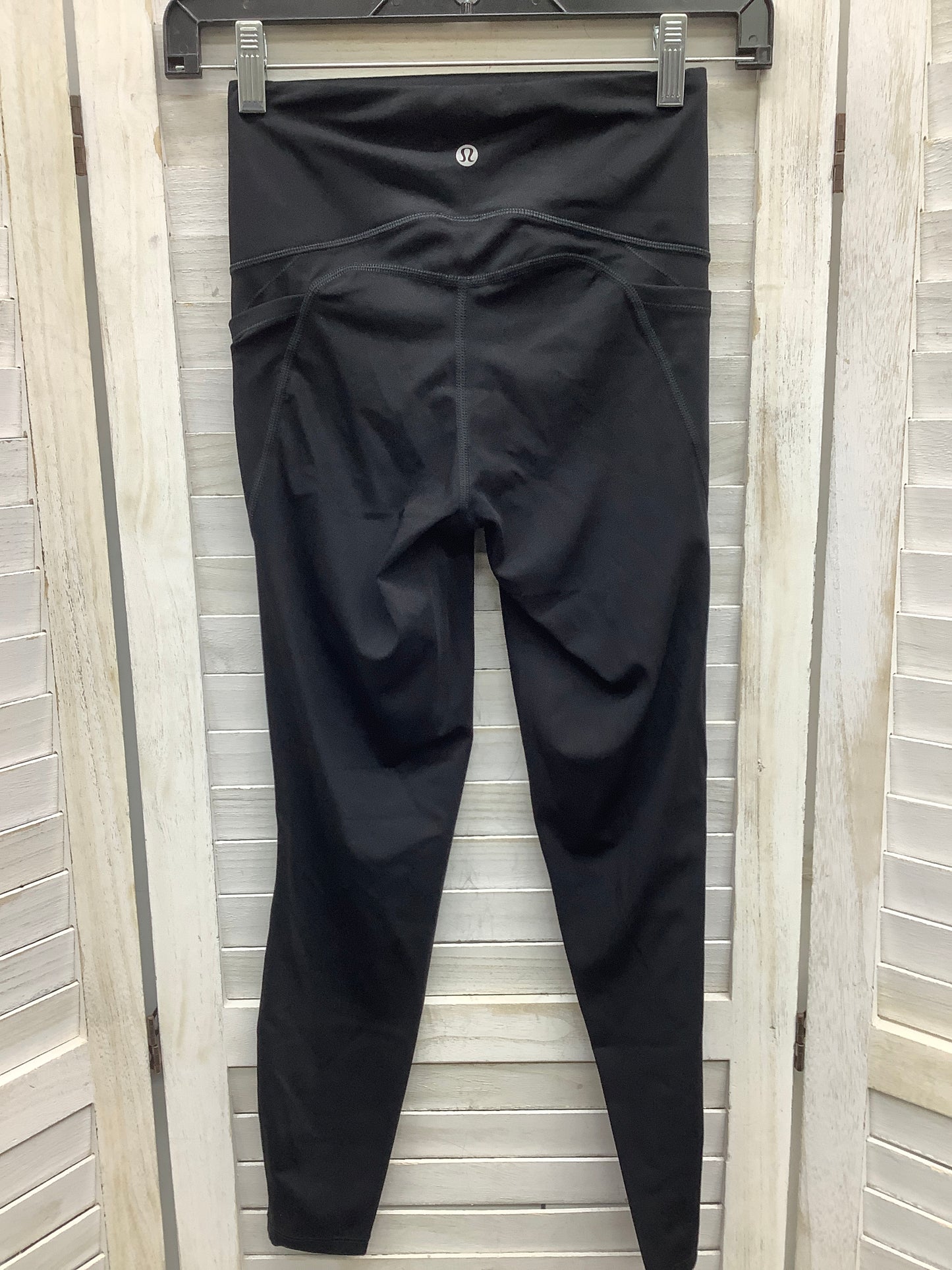 Black Athletic Leggings Capris Lululemon, Size S