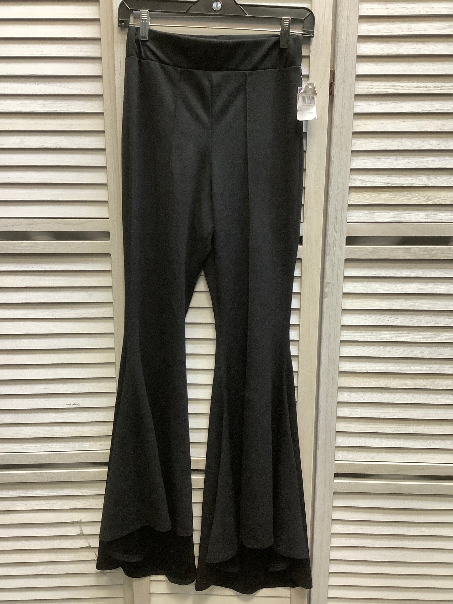 Black Pants Linen Clothes Mentor, Size M