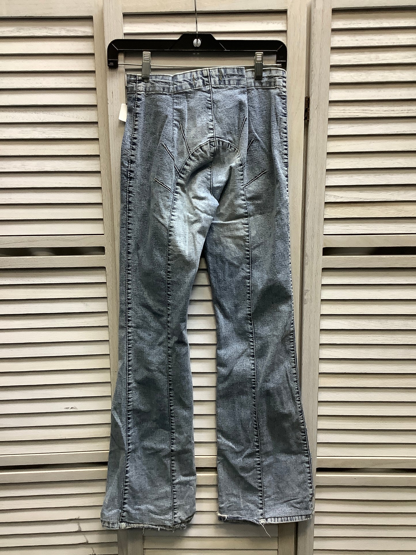 Blue Denim Jeans Flared Clothes Mentor, Size 8