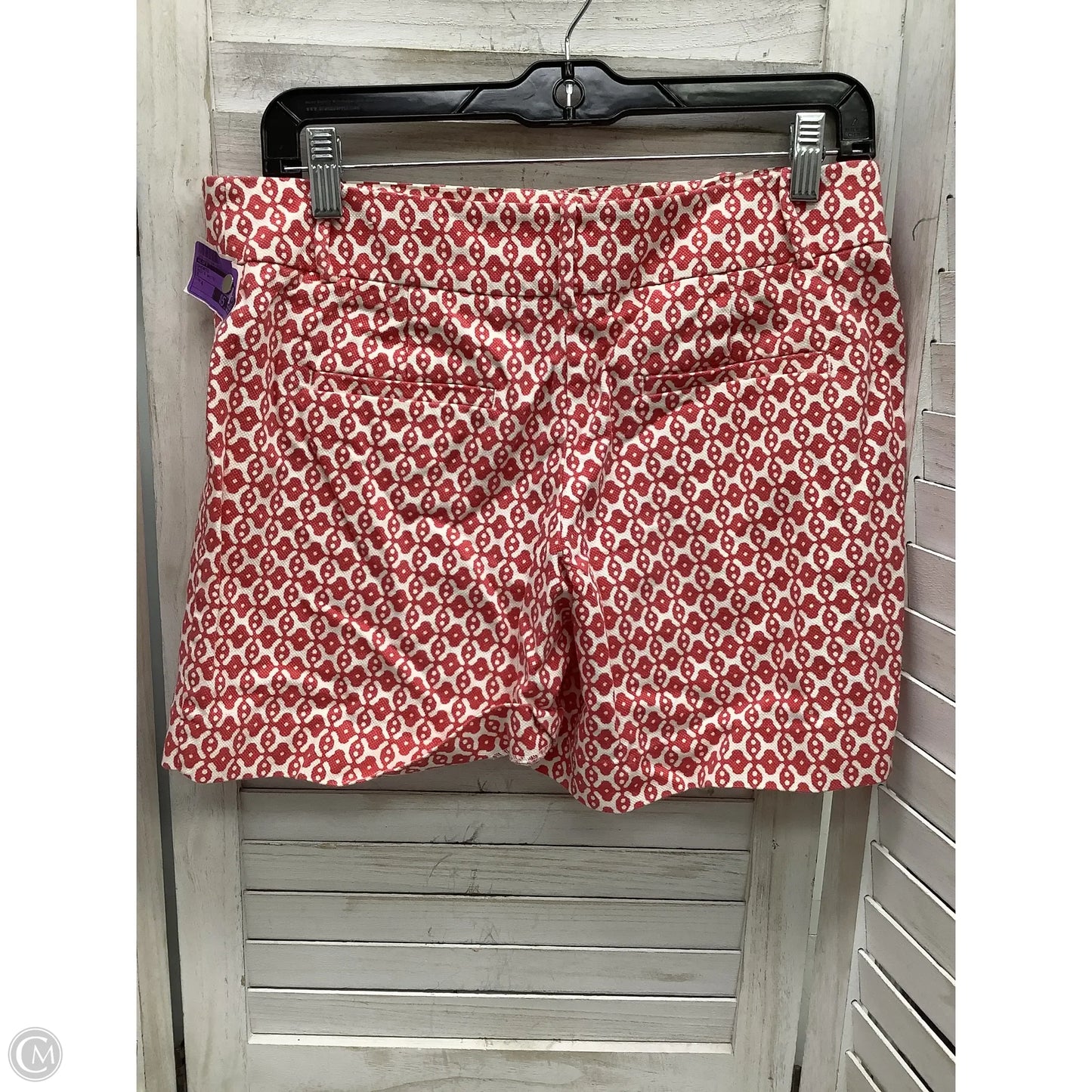 Shorts By Loft In Red & White, Size: 4