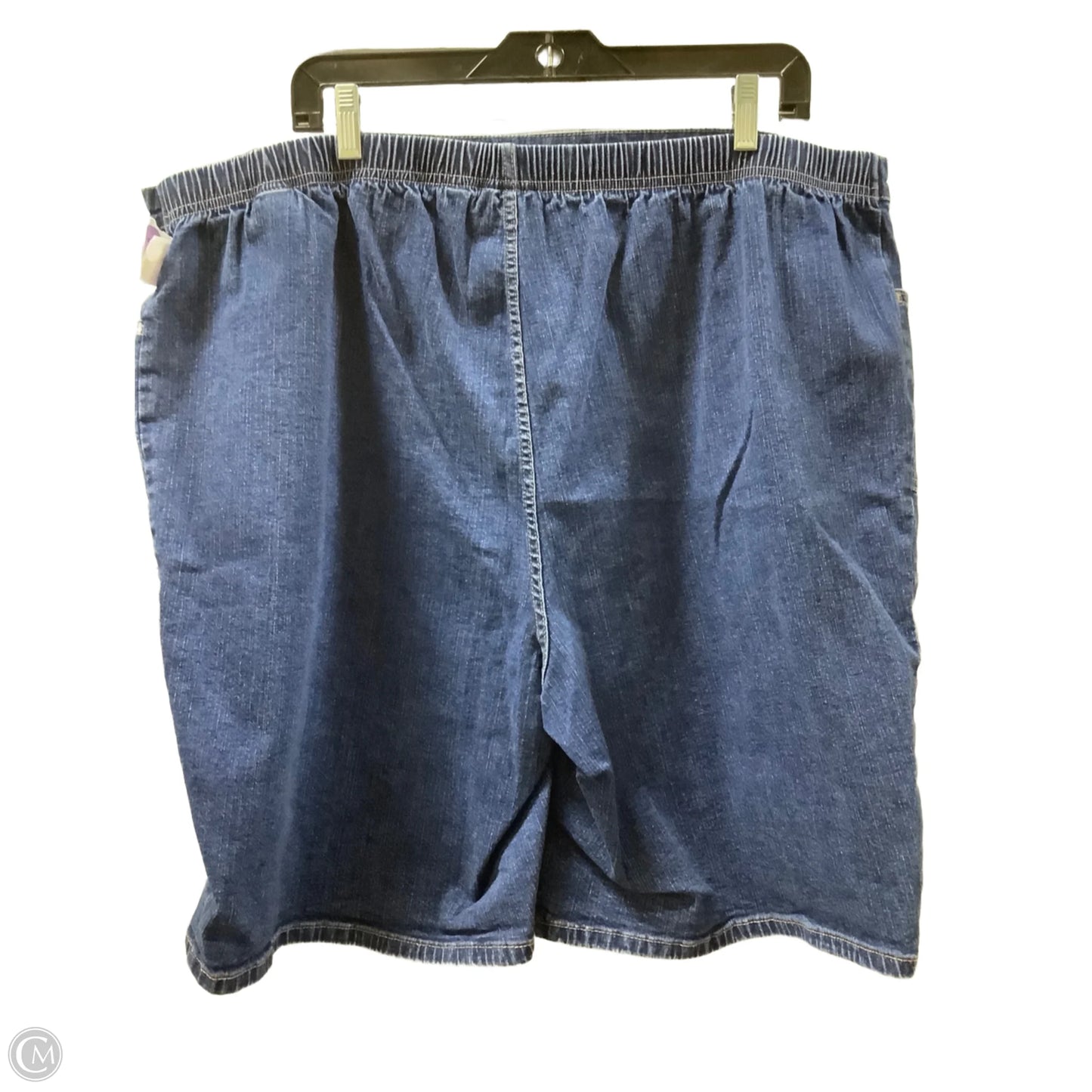 Shorts By Denim And Company In Blue Denim, Size: 3x